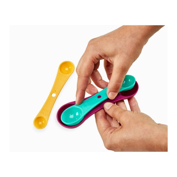 Sada 3 barevných odměrek Metaltex Spoons-image-1