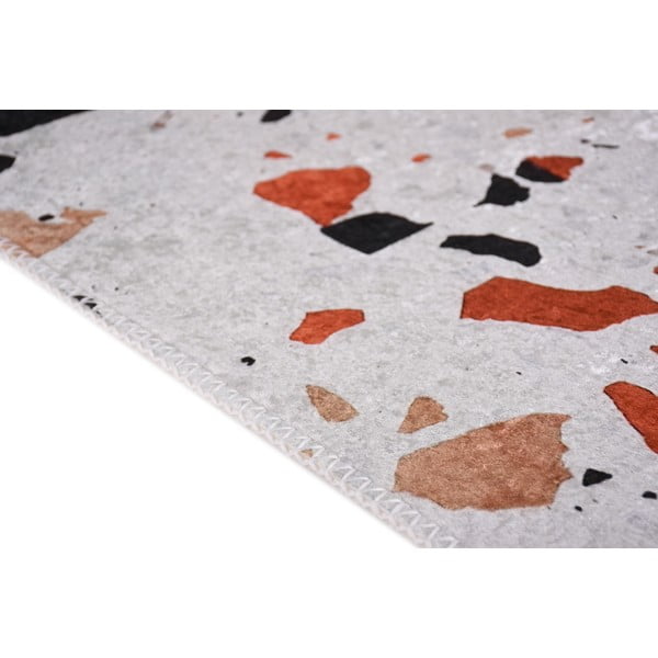 Oranžový/slonovinový pratelný koberec 60x100 cm Italian Stone – Vitaus-image-2