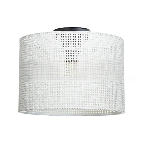 Krémové stropní svítidlo s textilním stínidlem ø 30 cm Goza – Squid Lighting-image-2