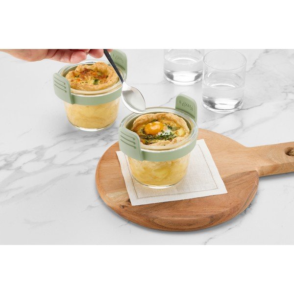 Skleněné formy do horkovzdušné fritézy v sadě 4 ks ø 9,5 cm – Lékué-image-3