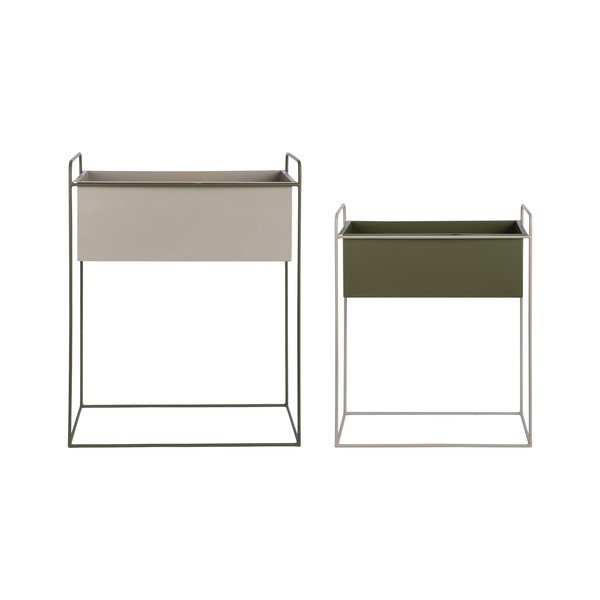 Kovové stojany na květiny v sadě 2 ks (výška 65 cm) Reina – PT LIVING-image-3