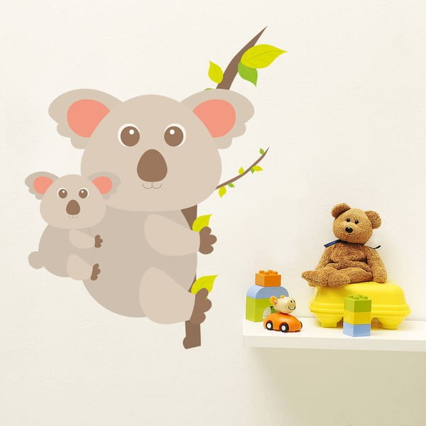 Samolepka Koala a mládě, 70x50 cm