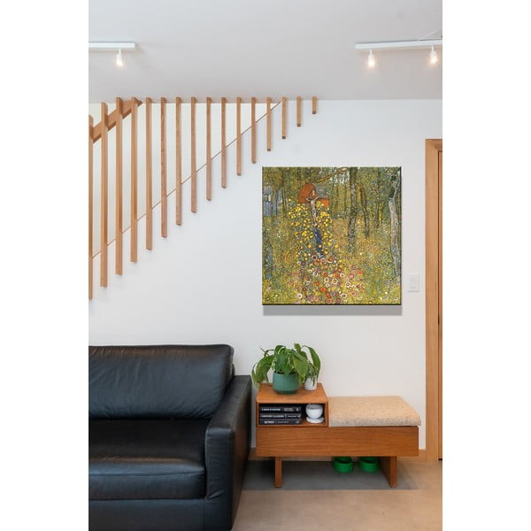 Reprodukce obrazu Gustav Klimt - Farm Garden With Crucifix , 60 x 60 cm-image-1