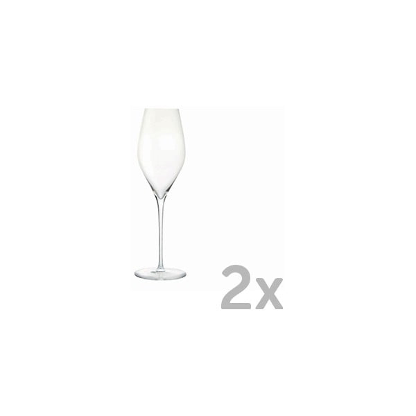 Sada 2 skleniček na šampaňské Salt&Pepper Aria, 0,32 l