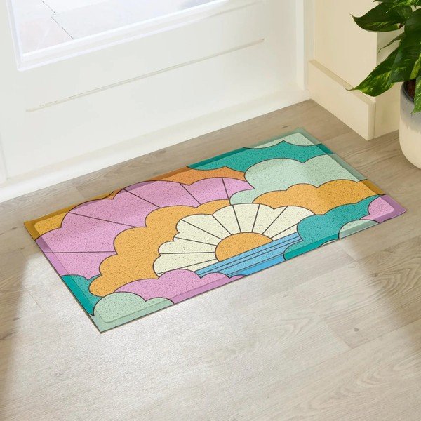 Rohožka z recyklovaného plastu 40x70 cm Elizabeth Olwen  – Artsy Doormats-image-1