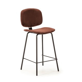 Vínové barové židle v sadě 2 ks (výška sedáku 64 cm) Arus – Marckeric