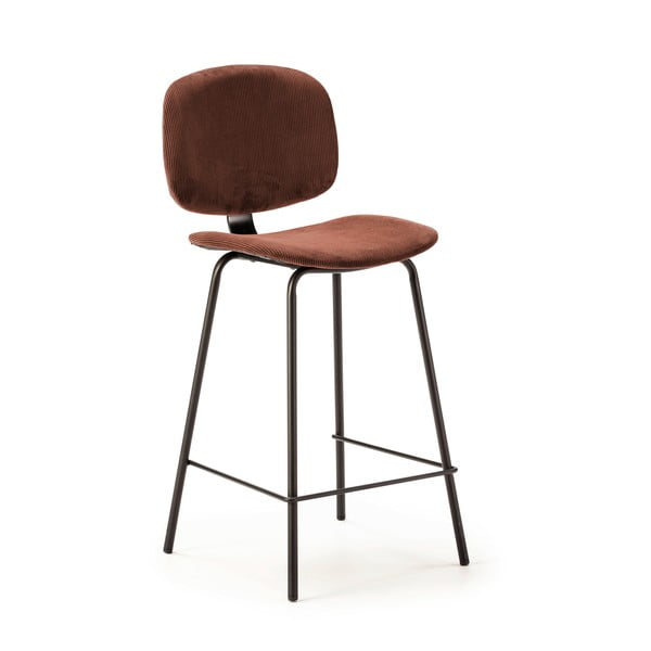 Vínové barové židle v sadě 2 ks (výška sedáku 64 cm) Arus – Marckeric