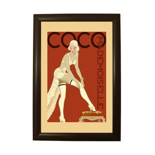 Plakát v černém rámu Piacenza Art Coco, 33,5 x 23,5 cm