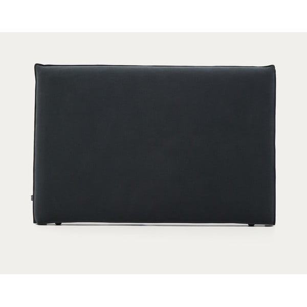 Antracitové čalouněné čelo postele 180x118 cm Jaira – Kave Home-image-4