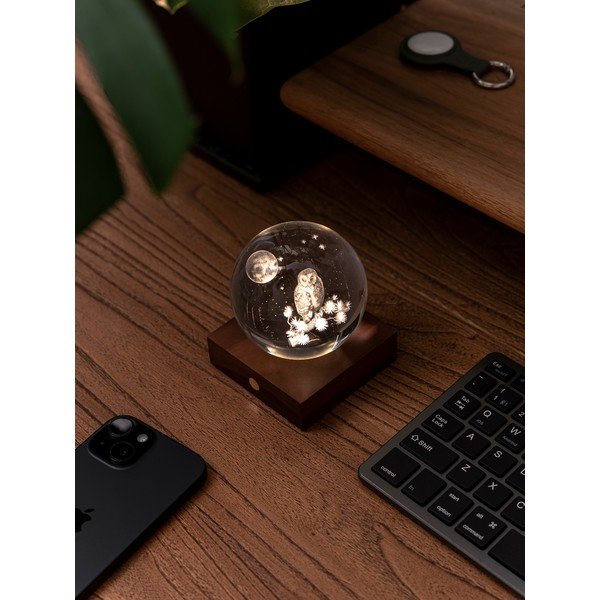 Přenosná světelná dekorace na USB ø 8 cm Amber – Gingko-image-4