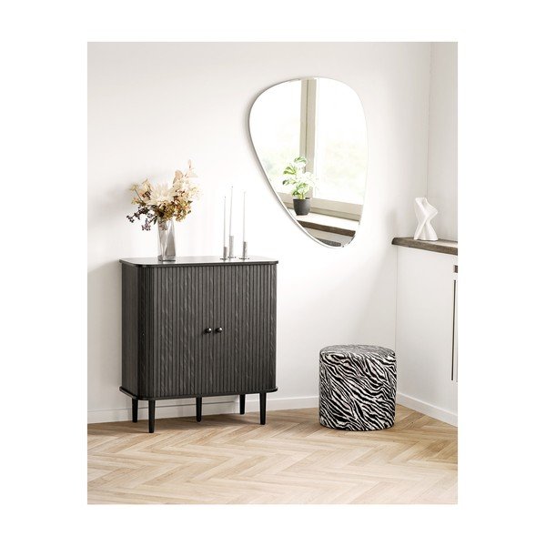 Černobílý taburet Kimberley – House Nordic-image-1
