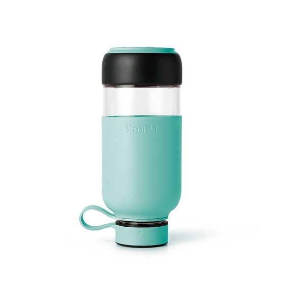 Tyrkysová cestovní skleněná lahev 500 ml To Go – Lékué-image-4