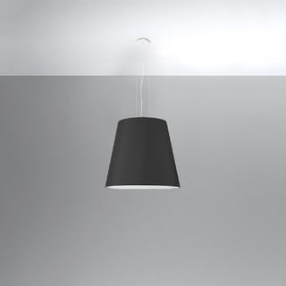 Černé závěsné svítidlo se skleněným stínidlem ø 50 cm Tresco – Nice Lamps