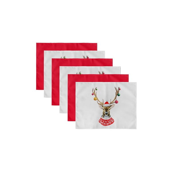 Vánoční látkové prostírání 6 ks 35x45 cm Six Ame Servis - Mila Home