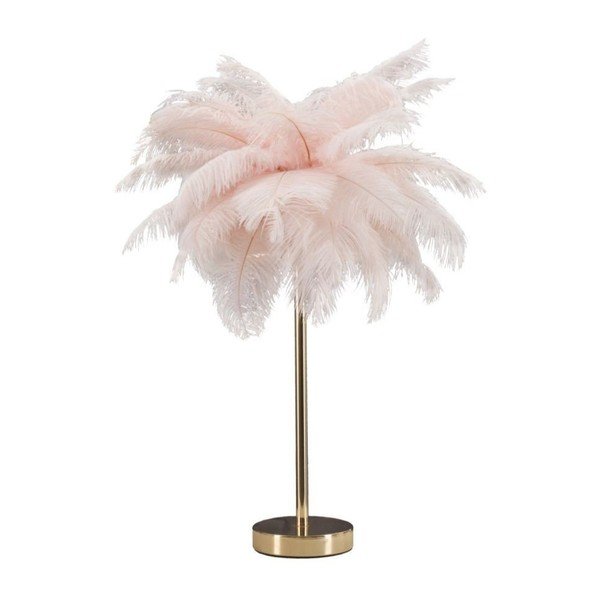 Růžová/ve zlaté barvě stolní lampa (výška 55 cm) Palm Pink – Mauro Ferretti