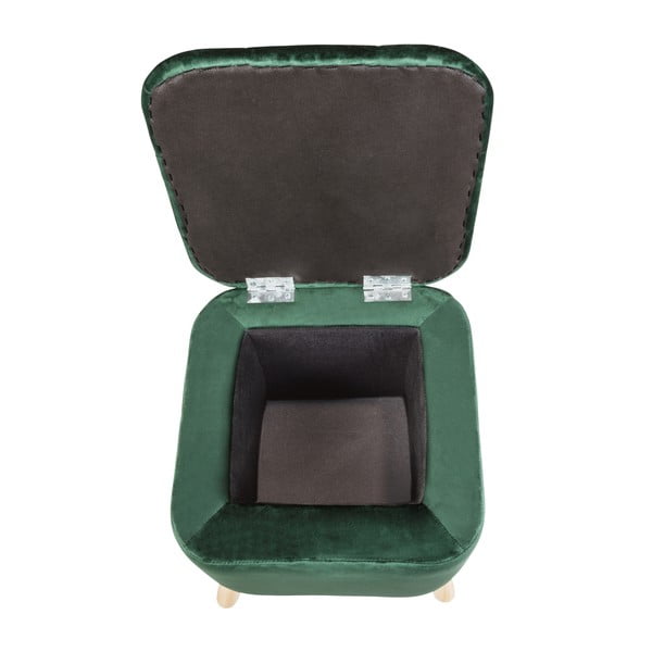 Zelený sametový taburet – Wenko-image-3