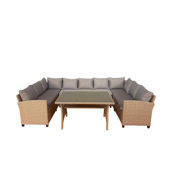 Béžový zahradní lounge set pro 9 Ventura – Unique Furniture