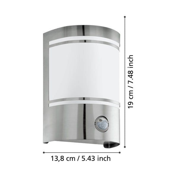 Nástěnné venkovní svítidlo (výška 19 cm) CERNO – EGLO-image-2