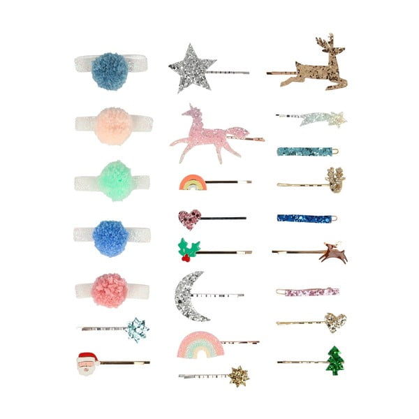 Adventní kalendář Hair Accessories – Meri Meri-image-3