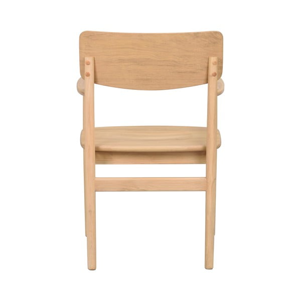 Jídelní židle z dubového dřeva v přírodní barvě Maidstone – Rowico-image-3