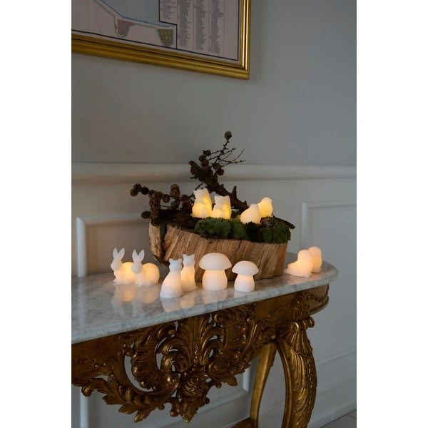 Bílá vánoční světelná dekorace 2 ks ø 9 cm Elvina – Sirius-image-1