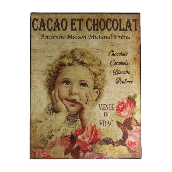 Nástěnná dekorace Antic Line Cacao Chocolat