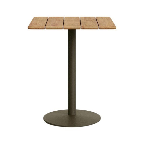 Zahradní barový stolek s deskou z akácie 80x80 cm Esilda – Kave Home