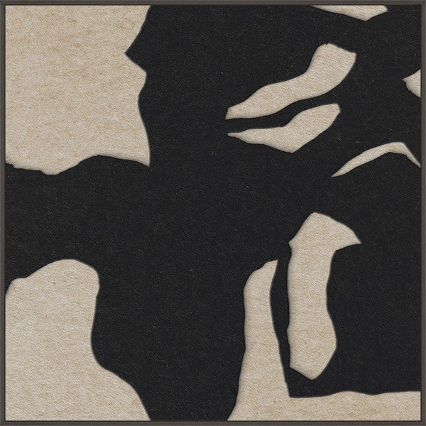 3D obraz s rámem/akustický 102x102 cm Silent Shadow 1 – Malerifabrikken