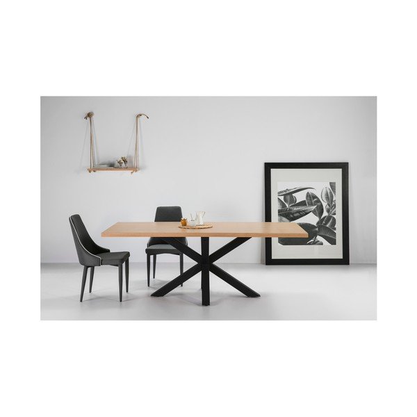 Jídelní stůl v dubovém dekoru Marckeric Ainoa, 200 x 100 cm-image-2