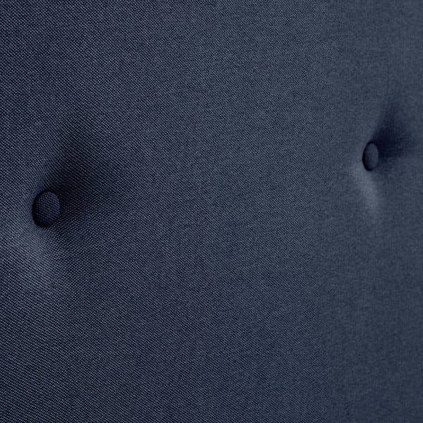 Modrá postel s černými nohami Vivonita Kent, 160 x 200 cm-image-3