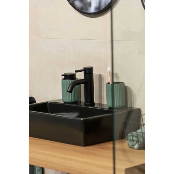 Zelená keramická sada doplňků do koupelny Belluno – Wenko-image-1