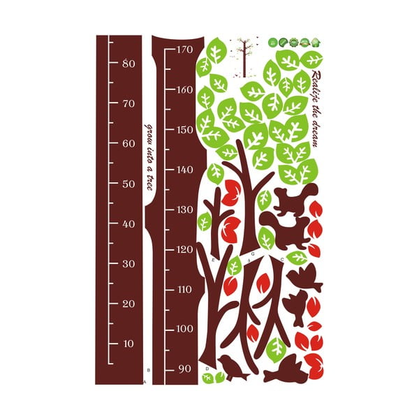 Dětská samolepka – metr na dveře nebo zeď 60x190 cm Dreaming Tree – Ambiance-image-2