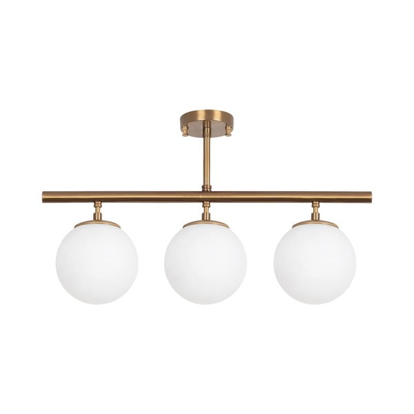 Stropní svítidlo v bronzové barvě se skleněným stínidlem ø 15 cm Atmaca – Opviq lights