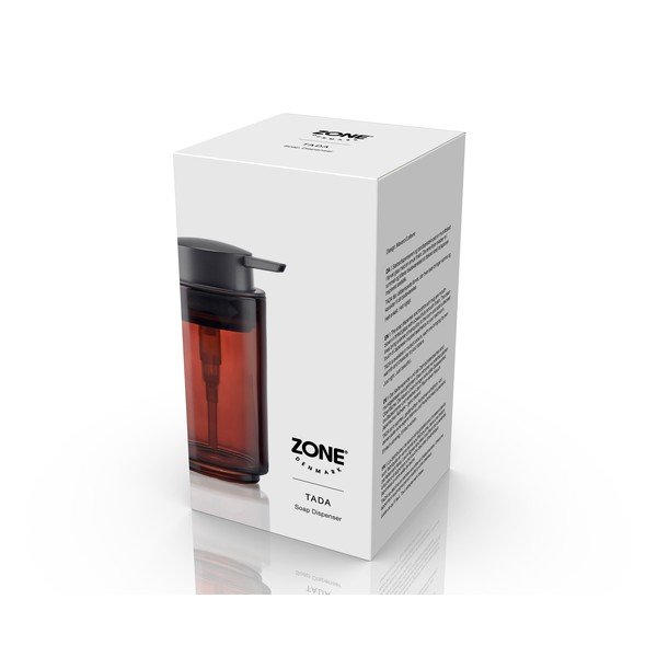 Hnědý skleněný dávkovač mýdla 250 ml Tada – Zone-image-4
