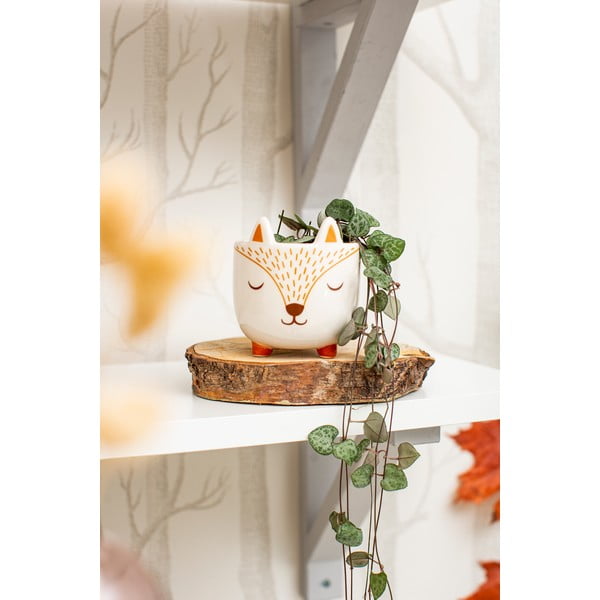 Kamenný obal na květináč ø 7 cm Woodland Fox – Sass & Belle-image-1