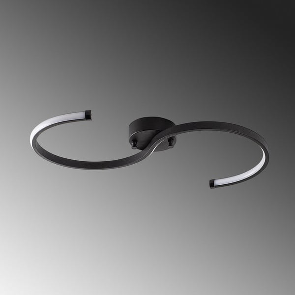 Černé LED stropní svítidlo 25x10 cm Es – Opviq lights-image-1