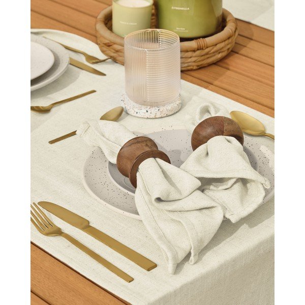 Nerezový příbor 16 ks ve zlaté barvě Lite – Kave Home-image-2