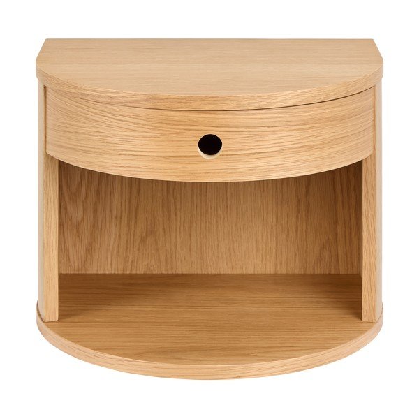 Noční stolek v dekoru dubu ve světle přírodní barvě Paron – Actona