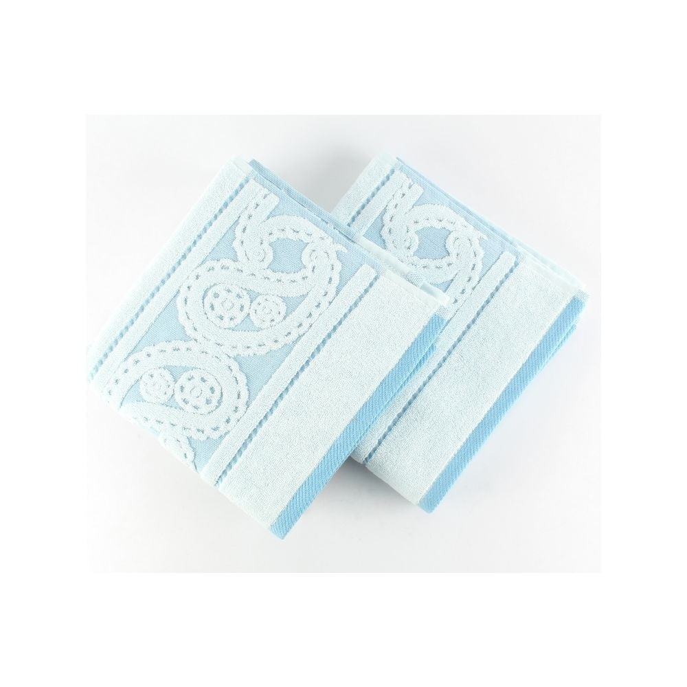Sada 2 modrých ručníků Hurrem, 50x90 cm