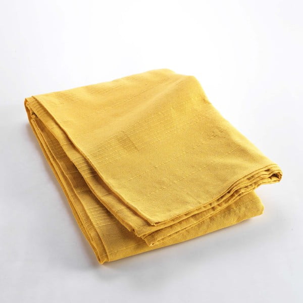 Žlutý přehoz 180x220 cm Lucile – douceur d'intérieur-image-2