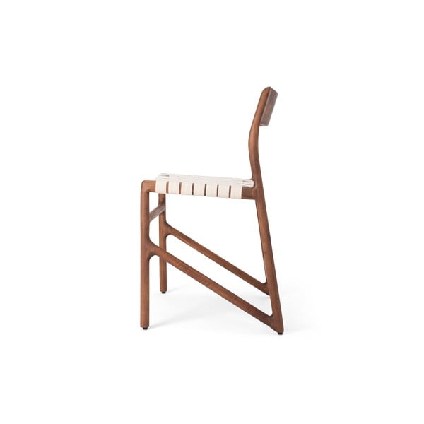 Hnědá/krémová jídelní židle Fawn – Gazzda-image-4