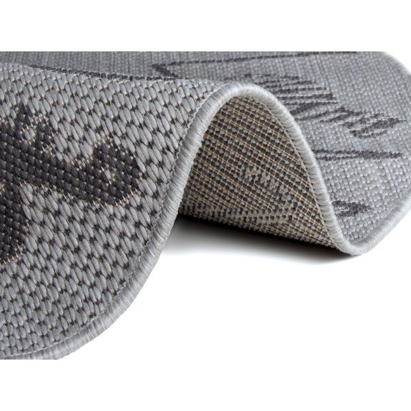 Šedý dětský koberec Ragami Letters, ø 160 cm-image-1