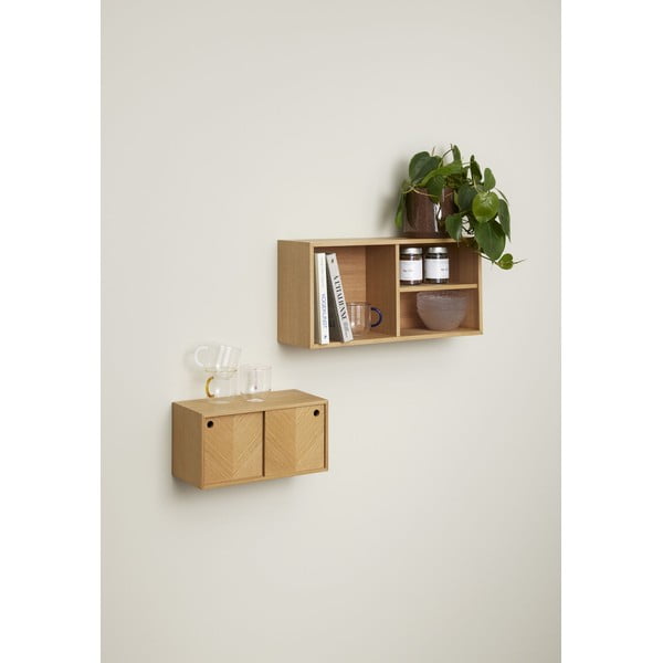 Police v dekoru dubového dřeva Collect - Hübsch-image-1