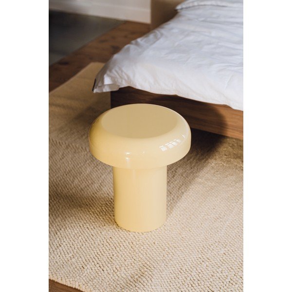 Ocelový kulatý odkládací stolek ø 40 cm Miko – noo.ma-image-1