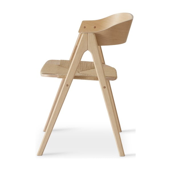 Jídelní židle z bukového dřeva s ratanovým sedákem Findahl by Hammel Mette-image-4