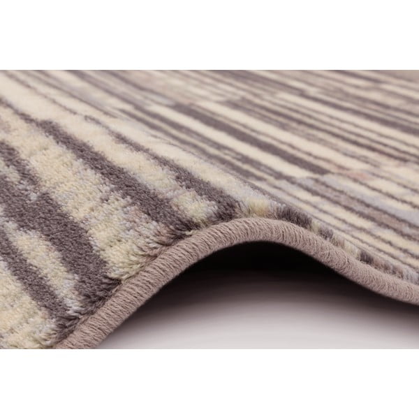 Šedý vlněný koberec 200x300 cm Grids – Agnella-image-2