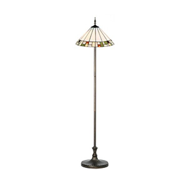 Stojací lampa SULION Tiffany Ambar-image-3