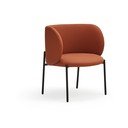 Oranžové křeslo z imitace kůže Mogi - Teulat