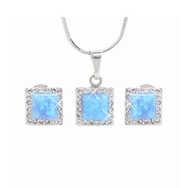 Set náušnic a náhrdelníku Laura Bruni Blue Day