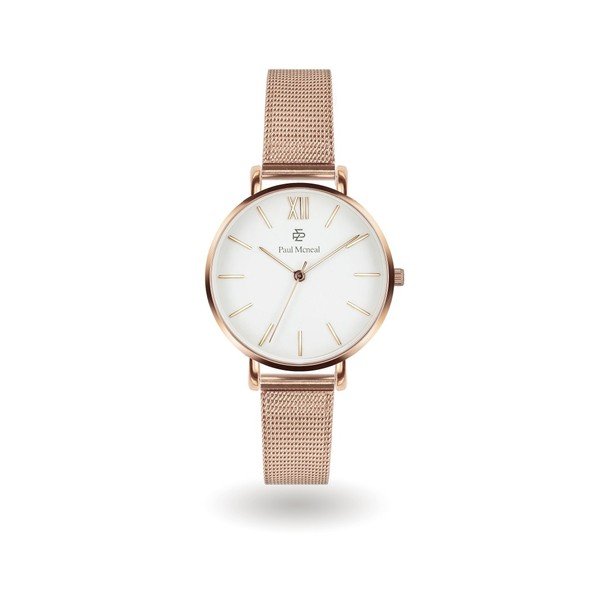 Dámské hodinky s páskem ve zlaté barvě z nerezové oceli Paul McNeal Timeless